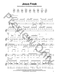 Jesus Freak Guitar and Fretted sheet music cover